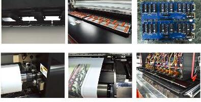 Impresora de la tela del formato grande para el paño de Digitaces que imprime velocidad 600 m2/hora