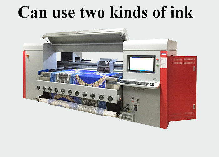 High Resolution Roll Cloth Printing Machine 3000 X 1500 X 1500mm Pigment Ink
