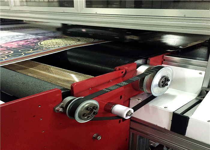 Flatbed Fabric Inkjet Printers With Water Based Ink Industrial Printhead