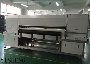 China 4 - Impresión plana de la impresora de chorro de tinta de la tela de 8 colores en la seda polivinílica 1800m m del algodón distribuidor